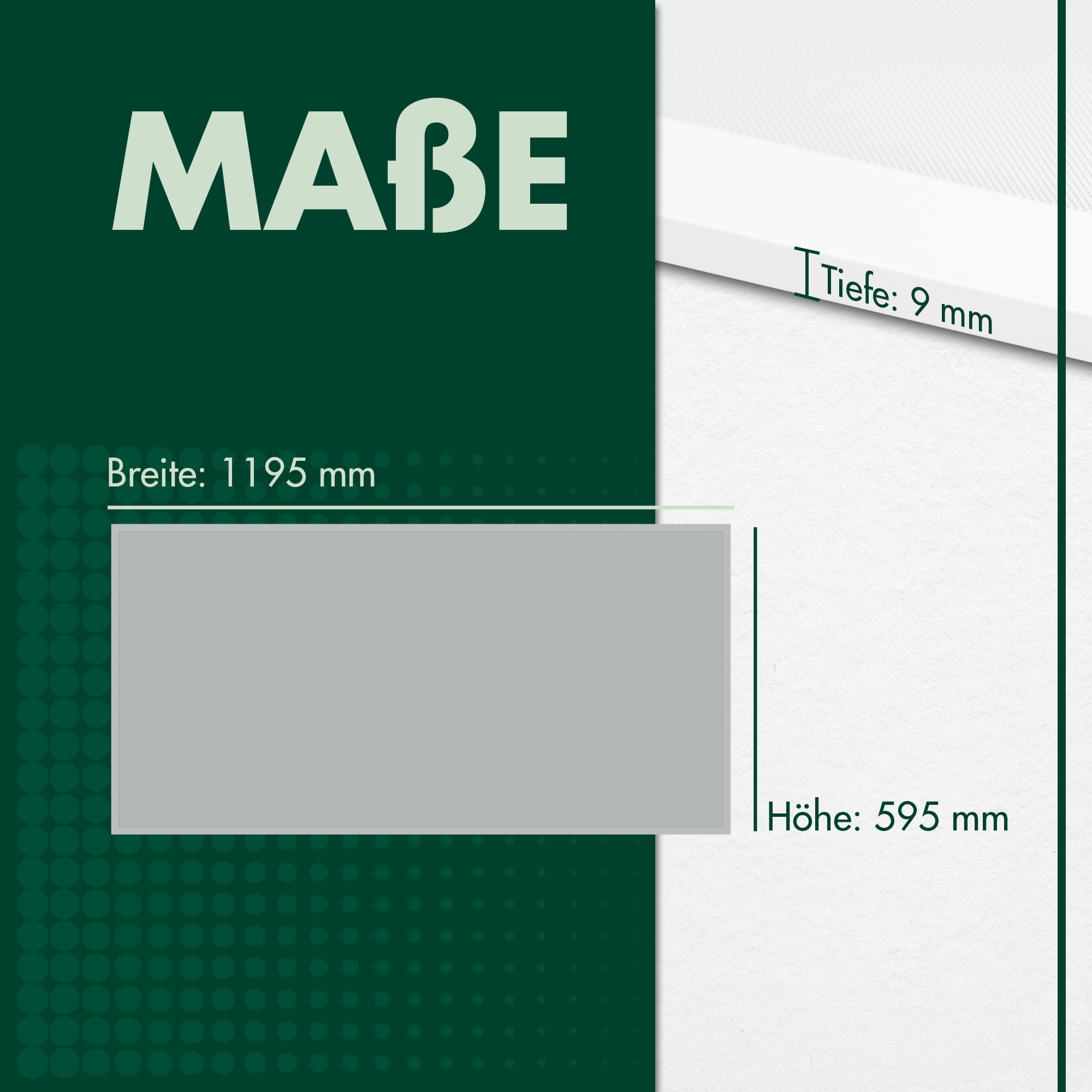 2x LED Panel Deckenleuchte inklusive Treiber & weißem 43mm Rahmen – 120 x 60 cm LED Deckenlampe für Arbeitsplätze geeignet (60 W | 6600 lm | 50.000 Stunden | neutralweiß)